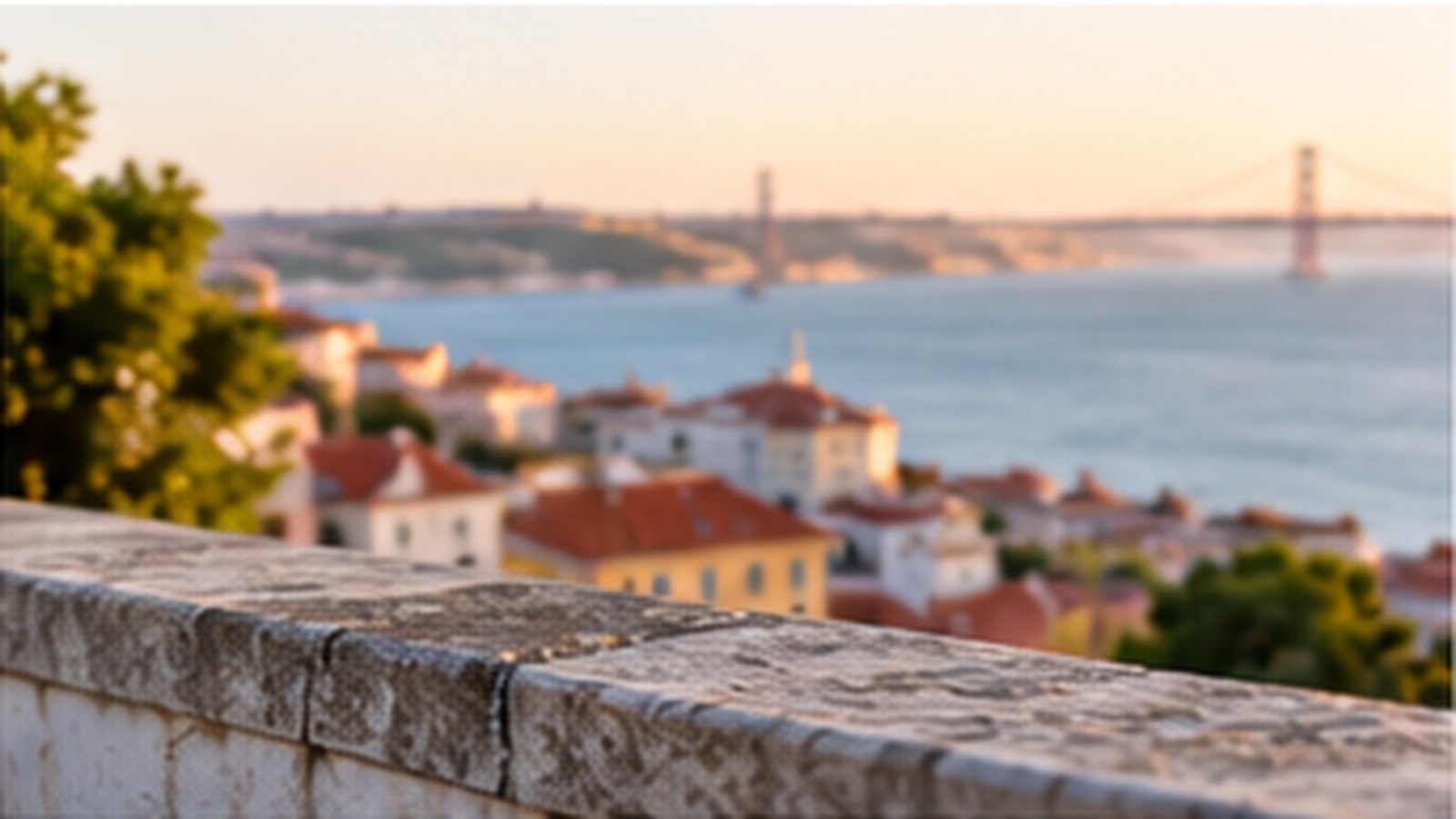 Portuguese residential property overlooking Lisbon during a financed purchase.
