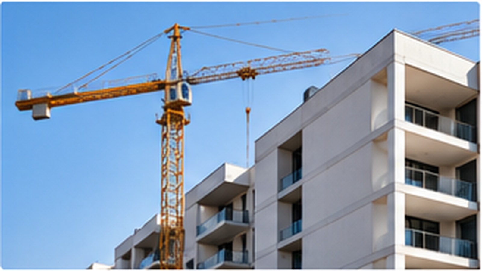 New apartment development under construction in Portugal.